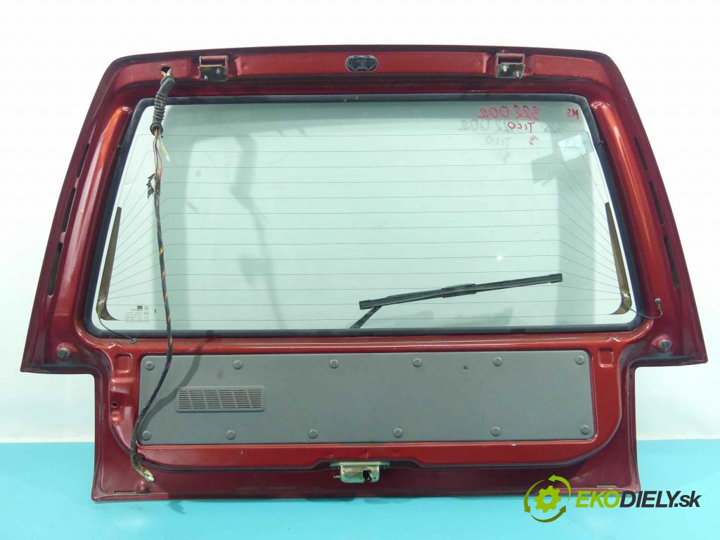 Daewoo Tico 0.8b 0KM manual  796 cm3 5- zadní kufrové dveře  (Zadní kapoty)