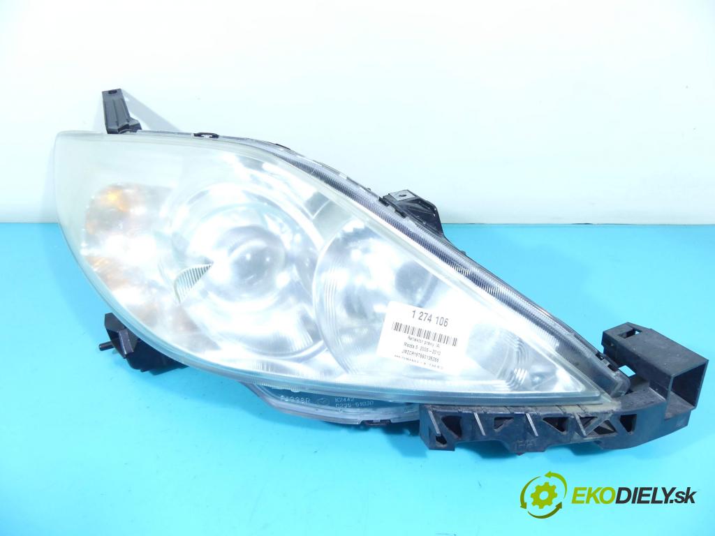Mazda 5  2005-2010 2.0 citd 110 HP manual 81 kW 1998 cm3 5- Reflektor: pravý  (Pravé)