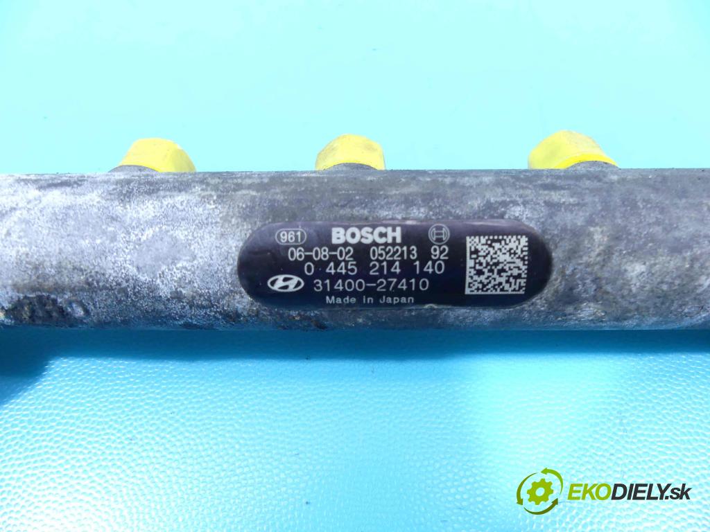 Kia Carens III  2006-2013 2.0 crdi 140 HP manual 103 kW 1991 cm3 5- lišta vstrekovacia 0445214140 (Vstrekovacie lišty)