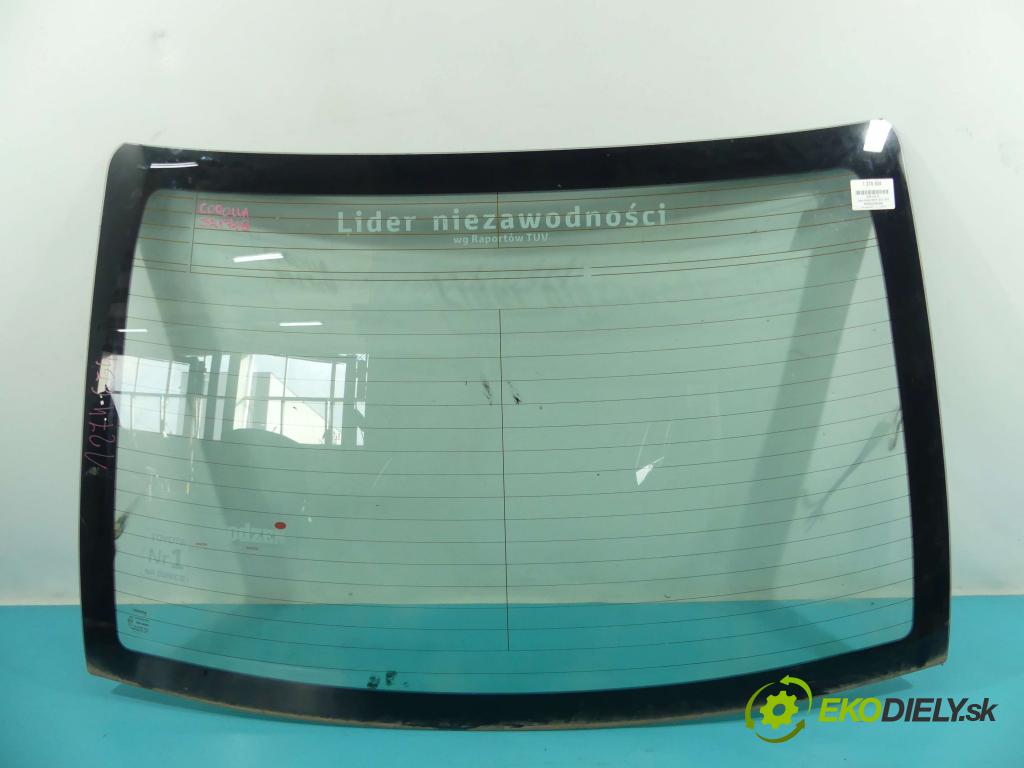Toyota Corolla E16/E18  2013-2019 1.6 16v 132 hp manual 97 kW 1598 cm3 4- sklo zadní  (Okna zadní)