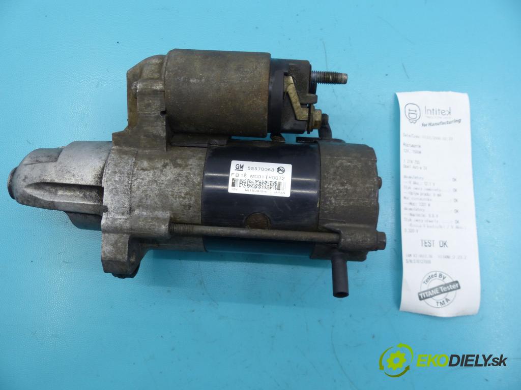 Opel Astra IV 2009-2015 1.6 cdti 110 HP manual 81 kW 1598 cm3 5- štartér 55570068 (Štartéry)