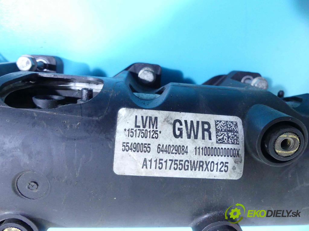Opel Astra IV 2009-2015 1.6 cdti 110 HP manual 81 kW 1598 cm3 5- zvod nasávací 55490055 (Sacie potrubia)