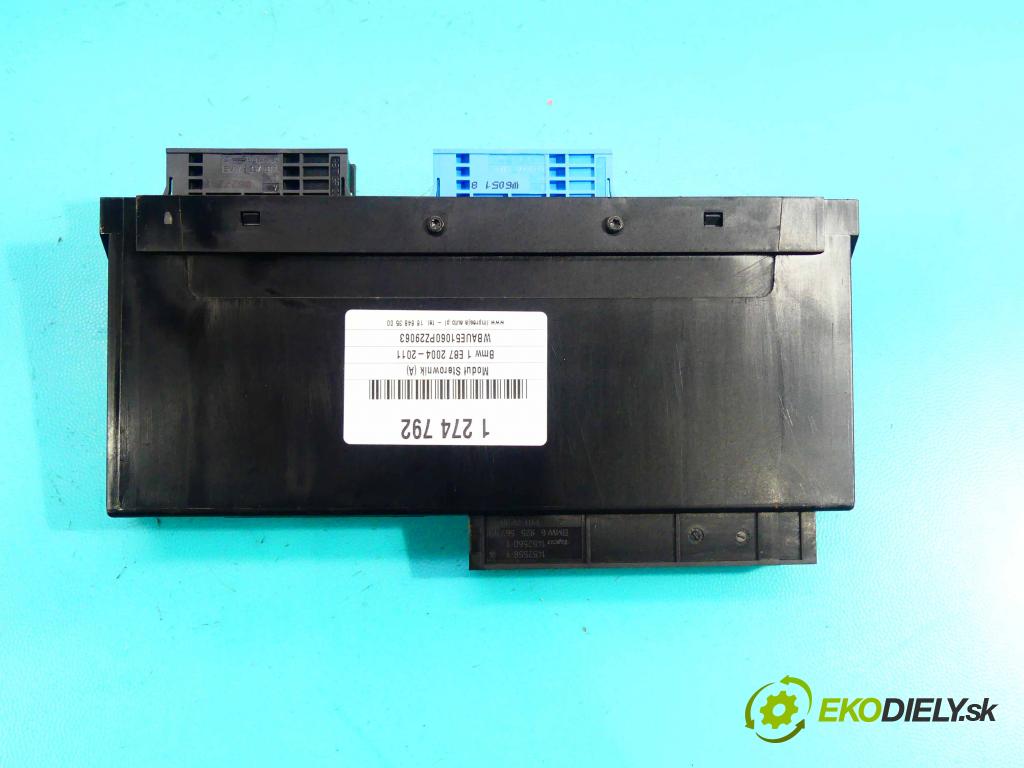 Bmw 1 E87 2004-2011 2.0 143 HP manual 105 kW 1995 cm3 5- modul riadiaca jednotka 9187539 (Ostatné)