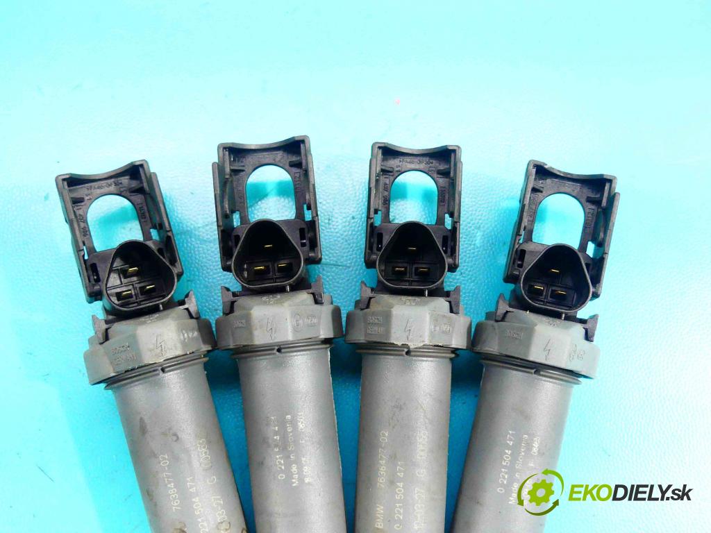 Bmw 1 E87 2004-2011 2.0 143 HP manual 105 kW 1995 cm3 5- cievka zapaľovacia 0221504471 (Zapaľovacie cievky, moduly)