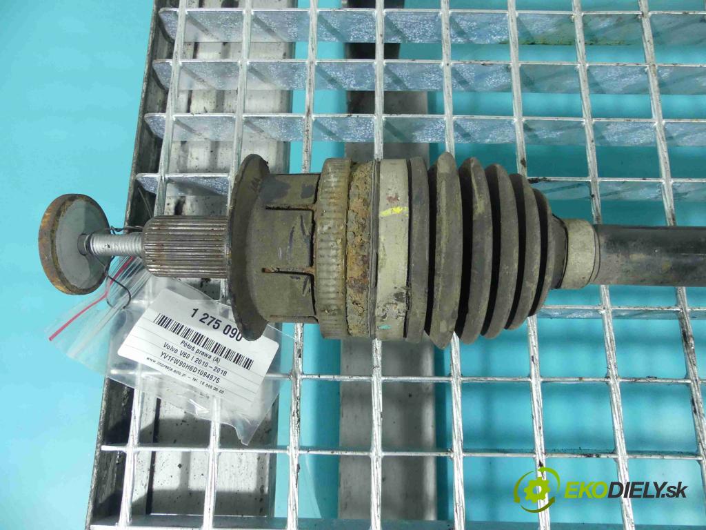 Volvo V60 I 2010-2018 3.0 T6 329KM automatic 242 kW 2953 cm3 5- poloos pravé 31325135 (Poloosy)