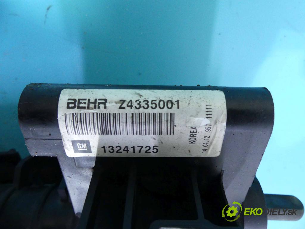 Chevrolet Malibu IV 2011-2016 2.0 LCDi: 160 HP manual 118 kW 1956 cm3 4- chladič voda: 13241725 (Chladiče vody)