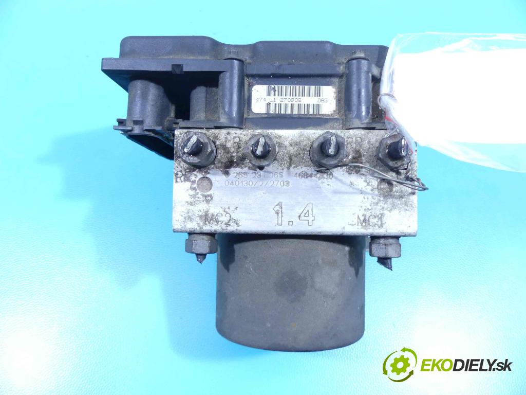Fiat Punto II 1999-2010 1.4 16v 95 HP manual 70 kW 1368 cm3 5- čerpadlo abs 0265800332 (Pumpy ABS)