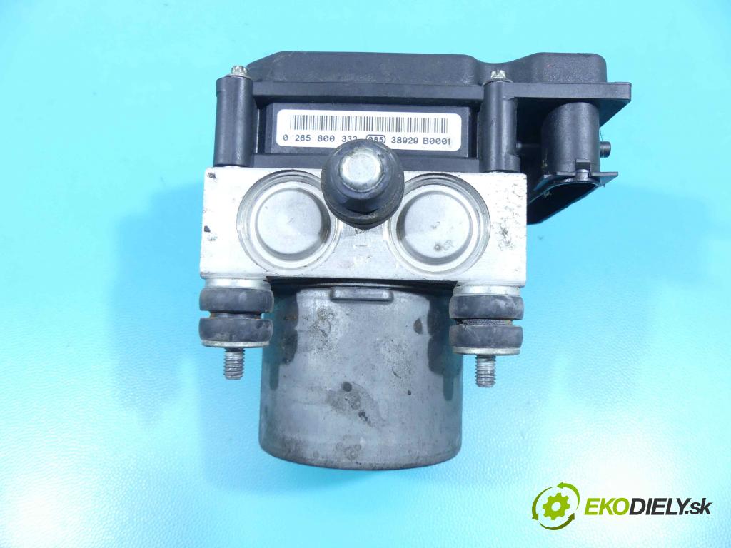 Fiat Punto II 1999-2010 1.4 16v 95 HP manual 70 kW 1368 cm3 5- čerpadlo abs 0265800332 (Pumpy ABS)