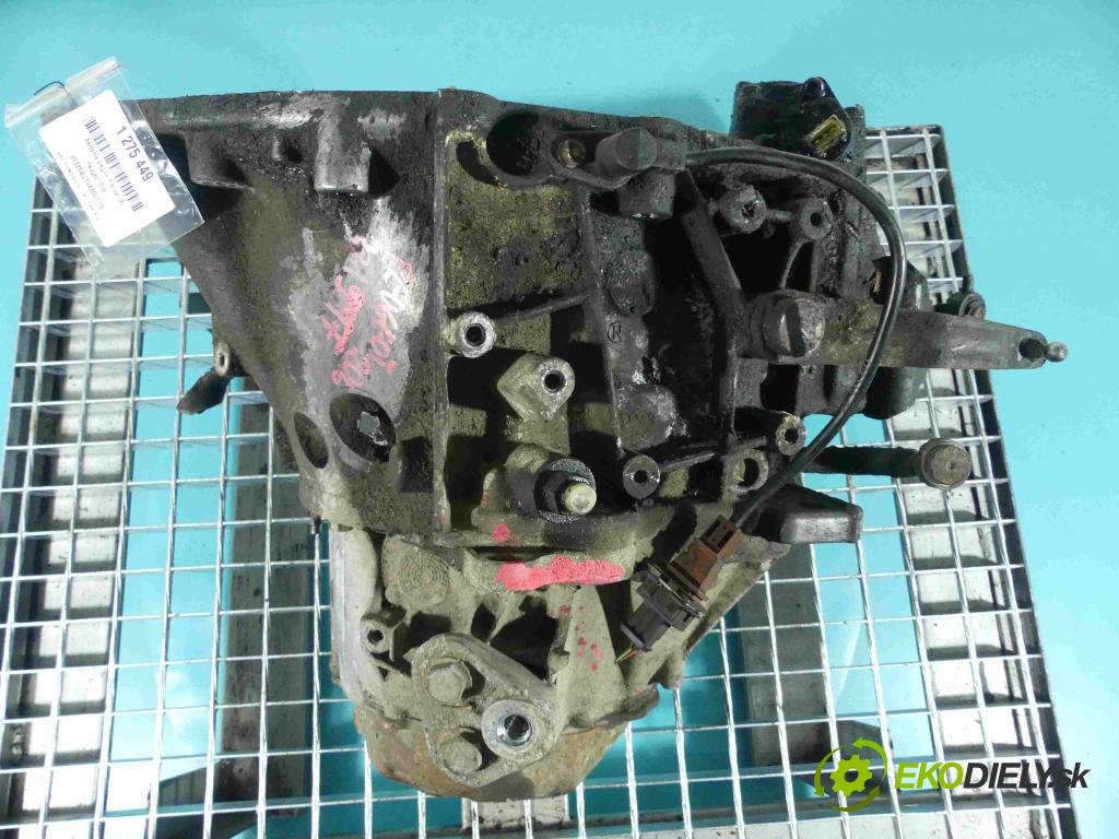 Peugeot 206 1.9d 69KM manual 51 kW 1868 cm3 3- prevodovka stupeň,rýchlosť manual 20DL74