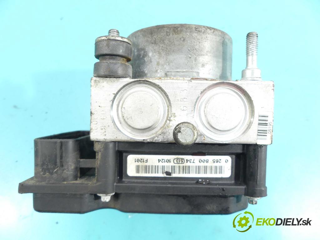 Tata Indigo Marina 1.4 MPFI 85 HP manual 62,5 kW 1405 cm3 5- čerpadlo abs 0265800734 (Pumpy ABS)