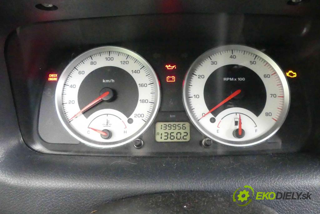 Tata Indigo Marina 1.4 MPFI 85 HP manual 62,5 kW 1405 cm3 5- prístrojovka/ budíky 288954209927 (Prístrojové dosky, displeje)