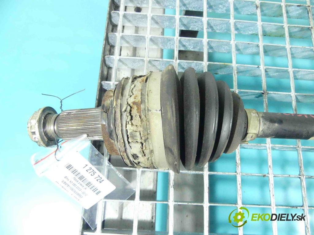 Bmw X3 E83 2003-2010 2.0d 150 HP manual 110 kW 1995 cm3 5- poloos pravé 7524046 (Poloosy)