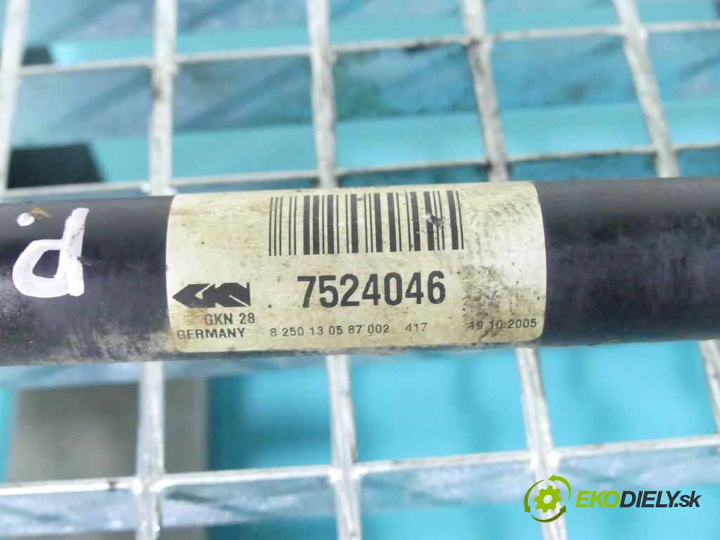 Bmw X3 E83 2003-2010 2.0d 150 HP manual 110 kW 1995 cm3 5- poloos pravé 7524046 (Poloosy)