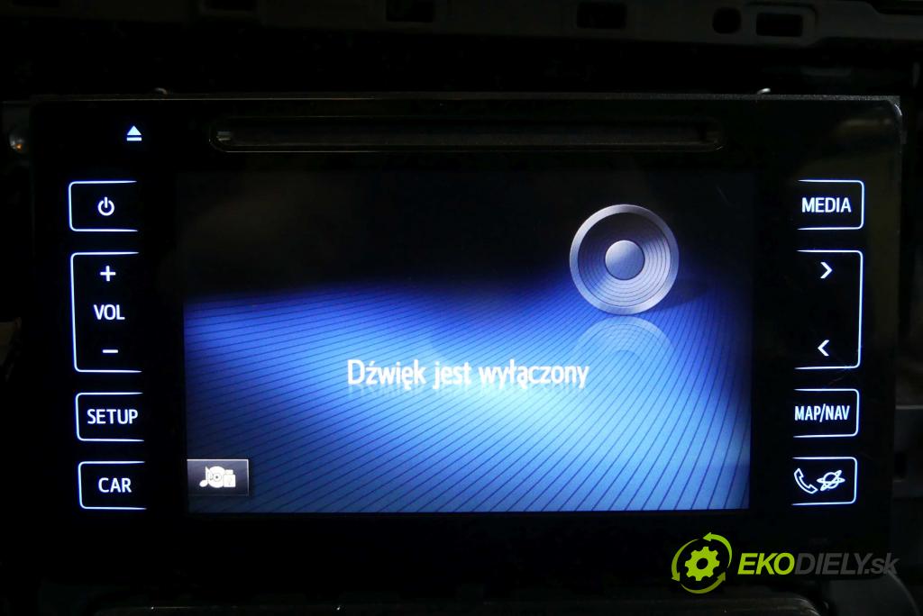 Toyota Auris II 2012-2018 1.6 D4D 111KM manual 82 kW 1598 cm3 5- Radio originál 86140-02360