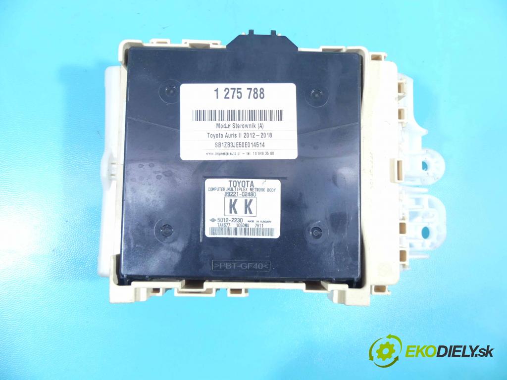 Toyota Auris II 2012-2018 1.6 D4D 111KM manual 82 kW 1598 cm3 5- modul riadiaca jednotka 89221-02480 (Ostatné)
