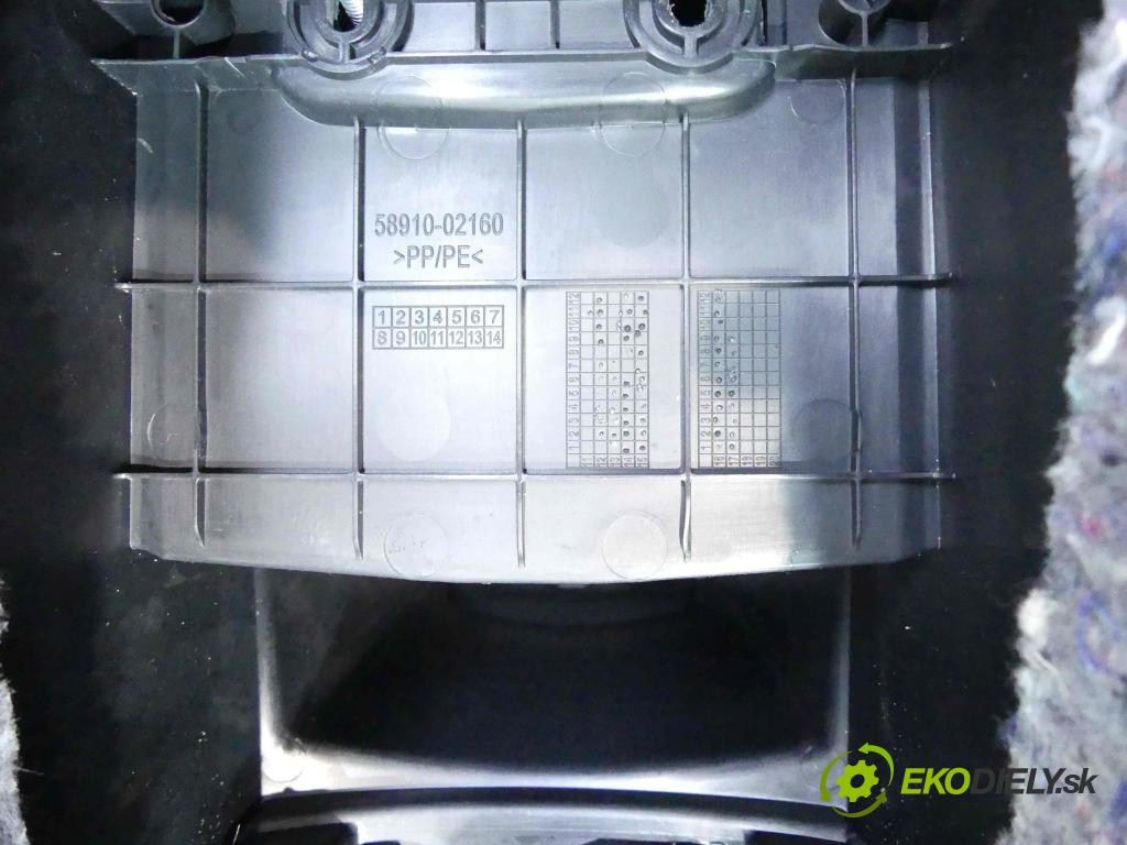 Toyota Auris II 2012-2018 1.6 D4D 111KM manual 82 kW 1598 cm3 5- operadlo 58910-02160 (Lakťové opierky)