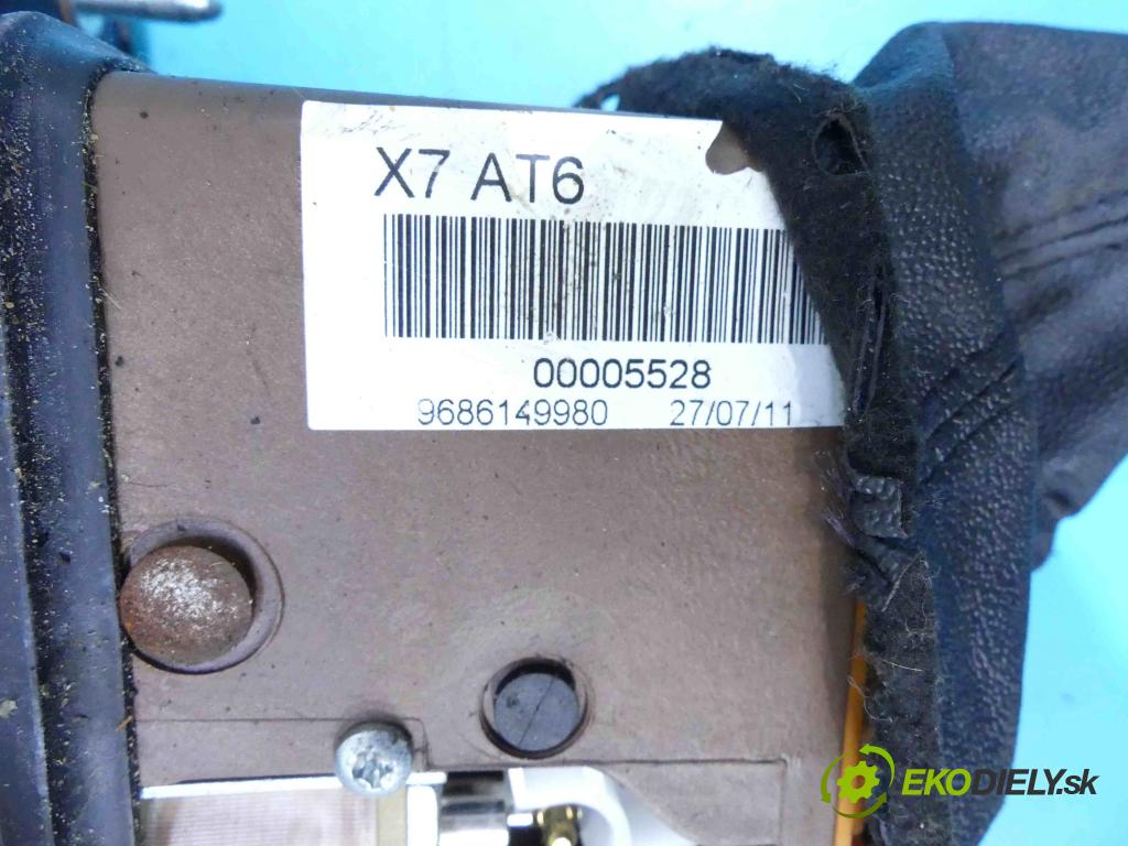 Citroen C5 II 2008-2017 1.6 THP 156 HP automatic 115 kW 1598 cm3 5- Páka: Změny: stupeň,rýchlosť 9686149980 (Rýchlostné páky / kulisy)