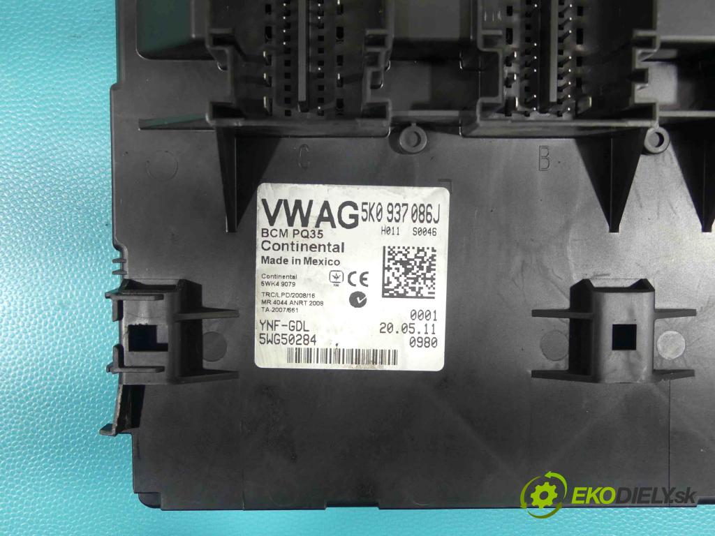 Vw Golf VI 2008-2013 2.0 tdi 140 HP manual 103 kW 1968 cm3 5- modul riadiaca jednotka 5K0937086J (Ostatné)