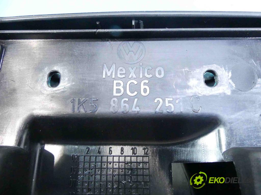 Vw Golf VI 2008-2013 2.0 tdi 140 HP manual 103 kW 1968 cm3 5- operadlo 1K5864251C (Lakťové opierky)