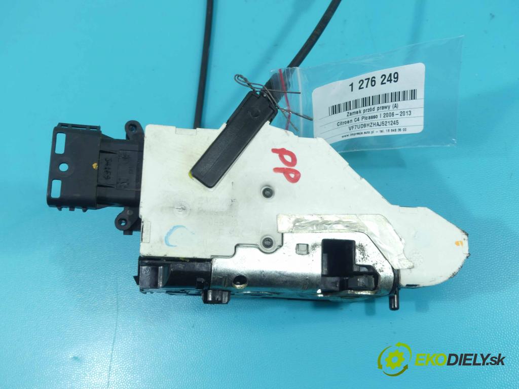 Citroen C4 Picasso I 2006-2013 1.6 hdi 109 hp automatic 80 kW 1560 cm3 5- zámek přední pravý 24099816