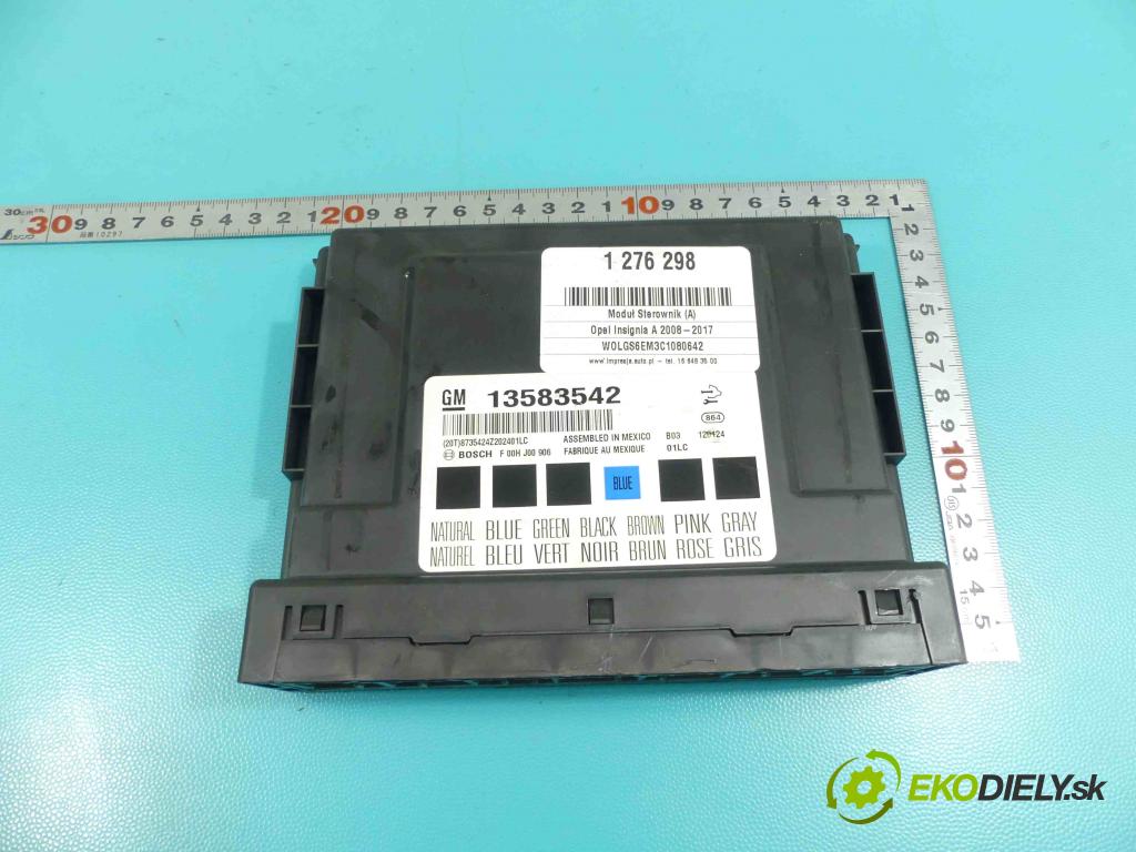 Opel Insignia A 2008-2017 2.0 cdti 160 HP manual 118 kW 1956 cm3 5- modul riadiaca jednotka 13583542 (Ostatné)