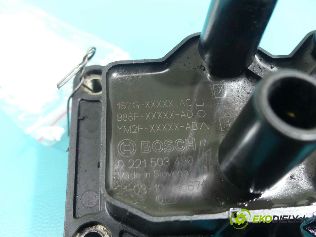 Ford Mondeo Mk3 2000-2007 2.0 16v 145 HP manual 107 kW 1999 cm3 5- cievka zapaľovacia 0221503490 (Zapaľovacie cievky, moduly)