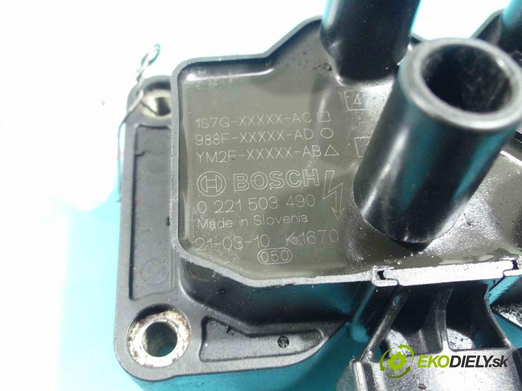 Ford Mondeo Mk3 2000-2007 2.0 16v 145 HP manual 107 kW 1999 cm3 5- cievka zapaľovacia 0221503490 (Zapaľovacie cievky, moduly)