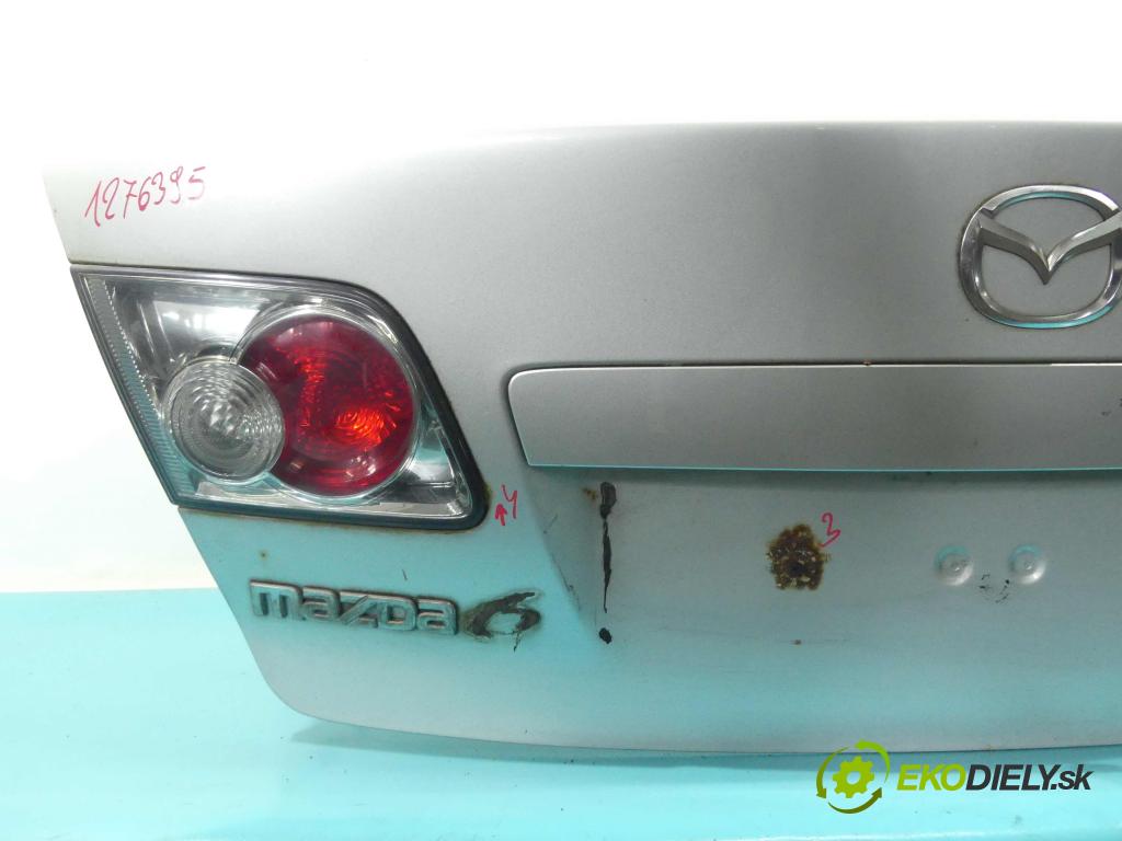 Mazda 6 I GG 2002-2007 1.8 16v 120 hp manual 88 kW 1798 cm3 4- zadní kufrové dveře  (Zadní kapoty)