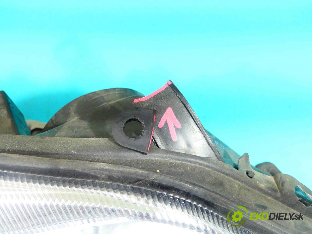 Opel Astra II 1998-2009 1.6 16v 101 HP manual 74 kW 1598 cm3 5- Reflektor: pravý  (Pravé)