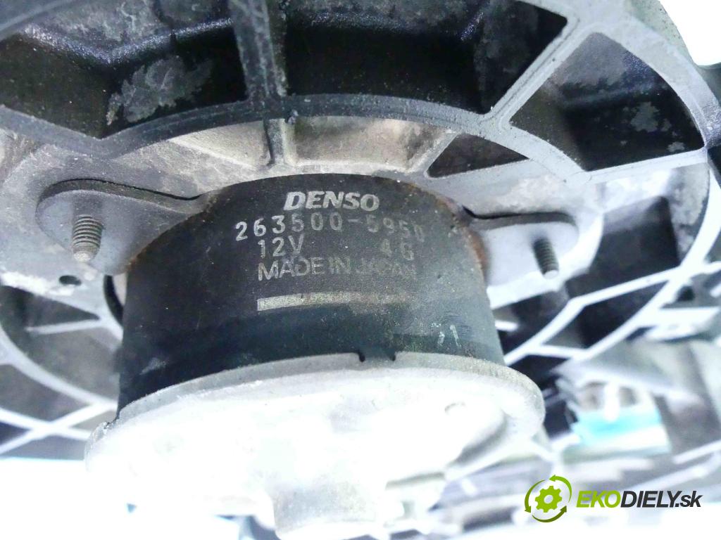 Mazda 6 I GG 2002-2007 1.8 16v 120 HP manual 88 kW 1798 cm3 4- Ventilátor chladiča 263500-5950