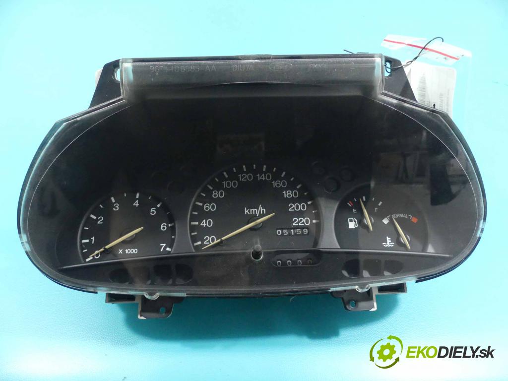 Ford Escort 1.6 16v 90 HP manual 66 kW 1597 cm3 5- prístrojovka/ budíky  (Prístrojové dosky, displeje)