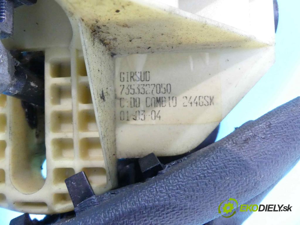 Citroen Jumper I 1994-2006 2.8 hdi 128 HP manual 94 kW 2800 cm3 5- Páka: Změny: stupeň,rýchlosť 7353327050 (Rýchlostné páky / kulisy)