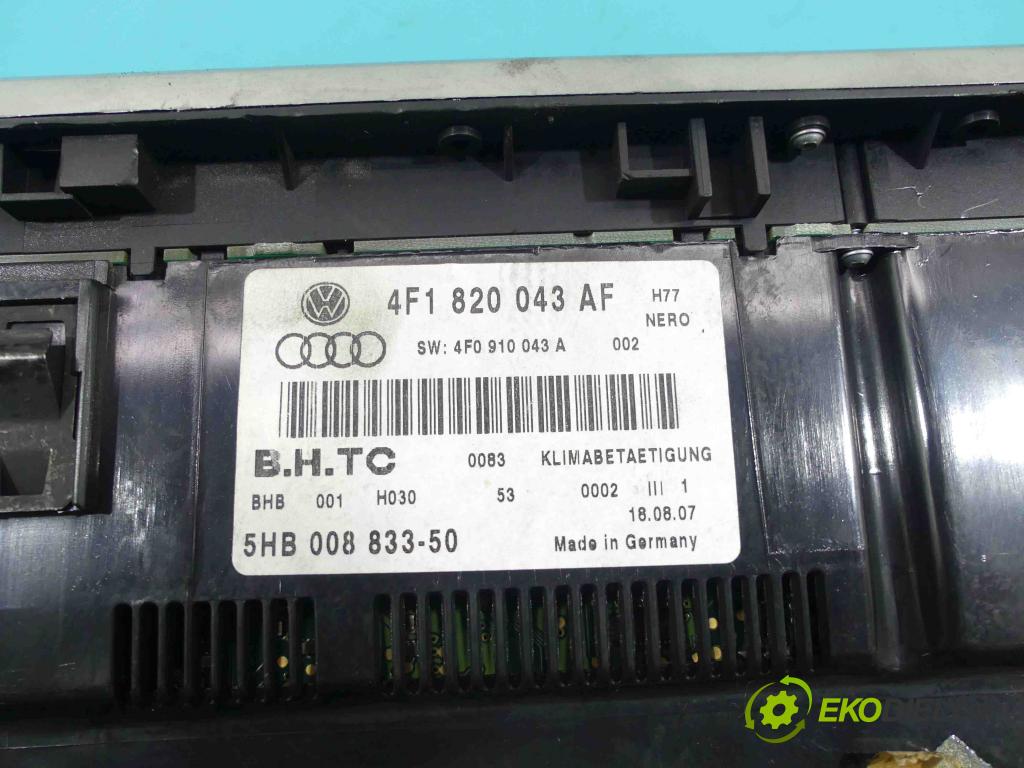 Audi A6 C6 2004-2011 3.0 tdi 232KM automatic 171 kW 2967 cm3 4- panel kúrenia 4F1820043AF