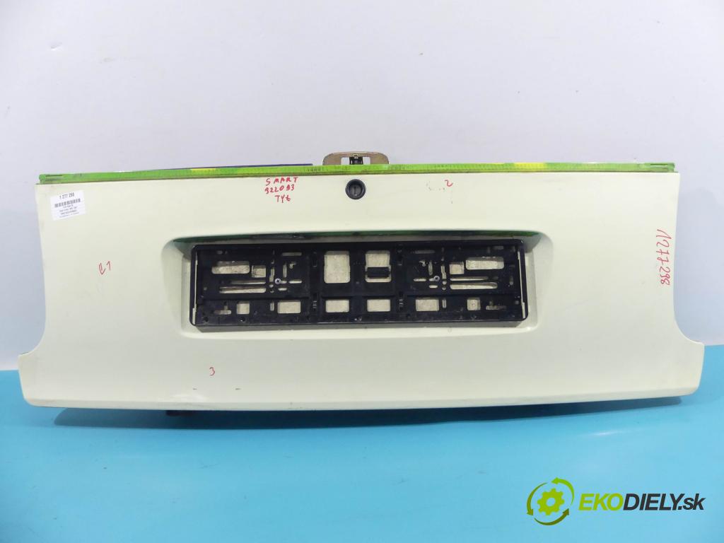 Smart Fortwo 1998-2007 0.6 54 hp automatic 40 kW 599 cm3 3- zadní kufrové dveře  (Zadní kapoty)