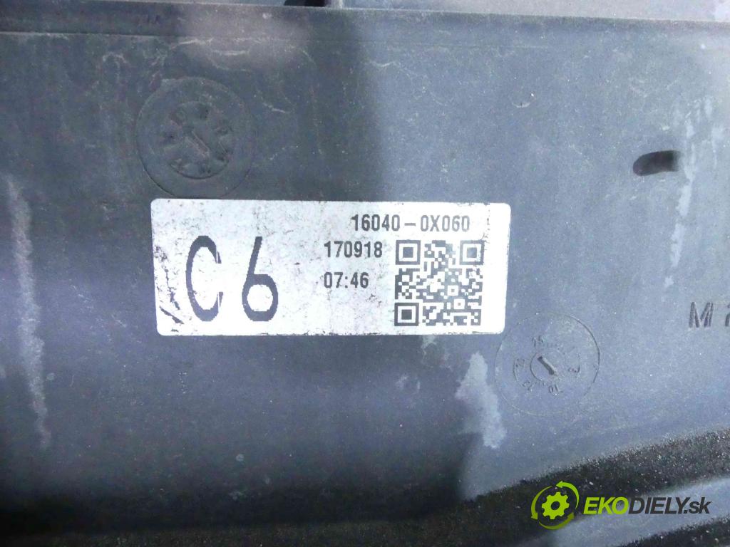 Toyota Auris II 2012-2018 1.6 D4D 111KM manual 82 kW 1598 cm3 5- Ventilátor chladiča 16040-0X060