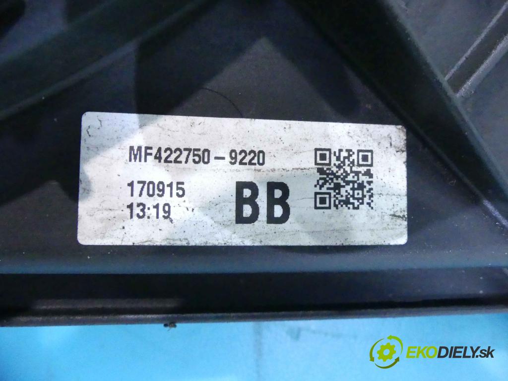Toyota Auris II 2012-2018 1.6 D4D 111KM manual 82 kW 1598 cm3 5- Ventilátor chladiča 16040-0X060