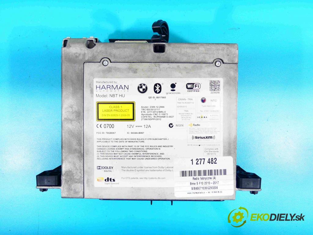 Bmw 5 F10 2010-2017 2.0d 190 HP automatic 140 kW 1995 cm3 4- Radio originál 9383060