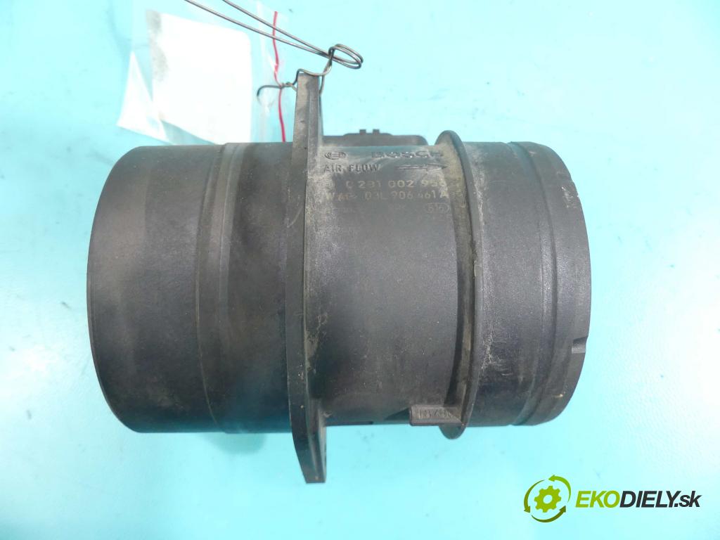 Skoda Superb II 2008-2015 2.0 tdi (CFFB): 140 HP automatic 103 kW 1968 cm3 4- průtokoměr: 0281002958 (Váhy vzduchu)