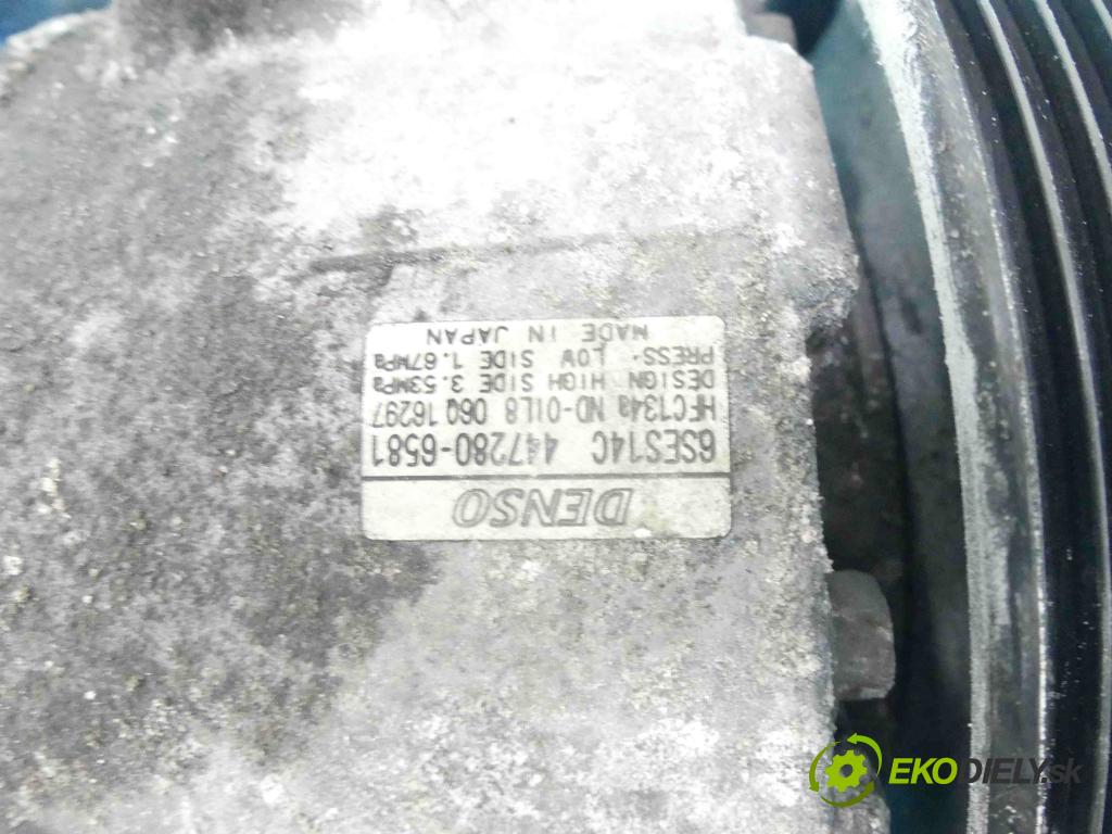 Toyota Corolla E16/E18  2013-2019 1.6 16v 132  HP manual 97 kW 1598 cm3 4- čerpadlo klimatizácie 447280-6581