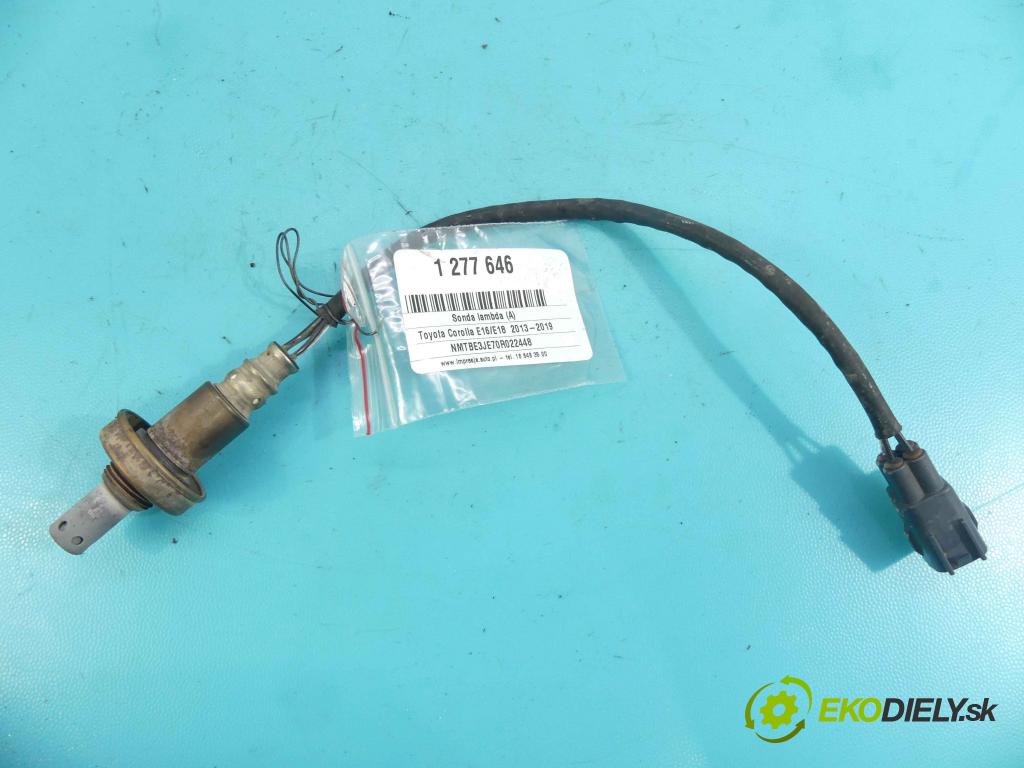 Toyota Corolla E16/E18  2013-2019 1.6 16v 132  HP manual 97 kW 1598 cm3 4- Sonda lambda 89467-12030 (Lambda sondy)