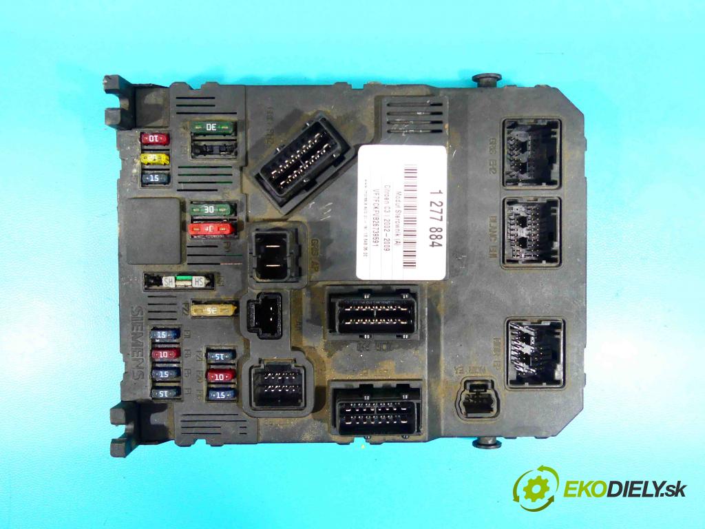 Citroen C3 I 2002-2009 1.4 73 HP manual 54 kW 1360 cm3 5- modul riadiaca jednotka 9649811480 (Ostatné)