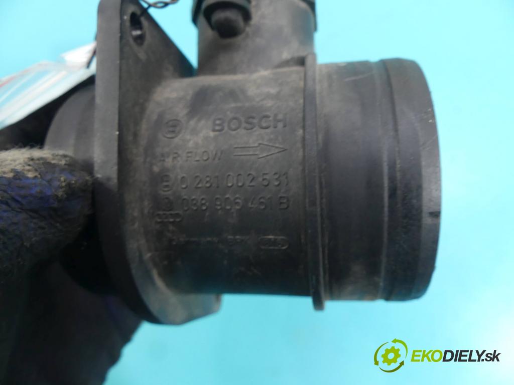 Seat Altea 1.9 tdi 105 HP manual 77 kW 1896 cm3 5- průtokoměr: 0281002531 (Váhy vzduchu)