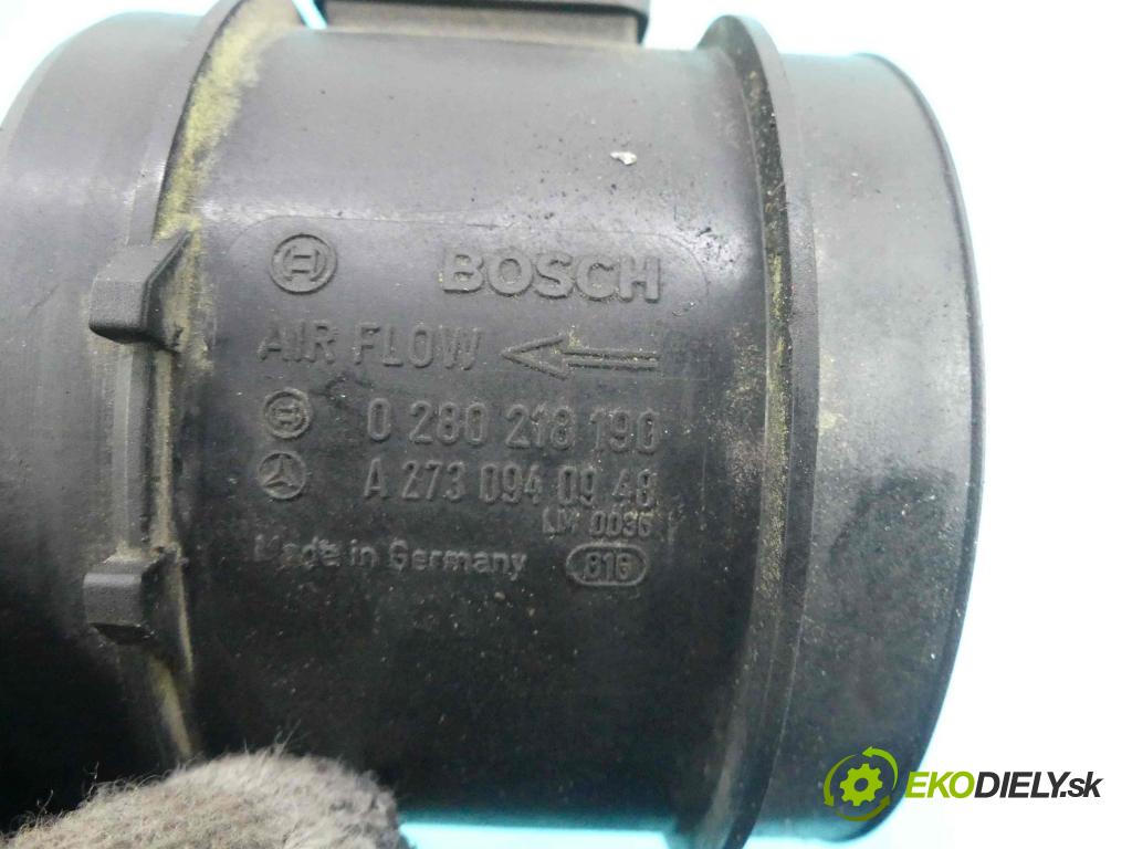 Mercedes R W251 2005-2013 3.5 V6 272 HP automatic 200 kW 3498 cm3 5- průtokoměr: 0280218190 (Váhy vzduchu)