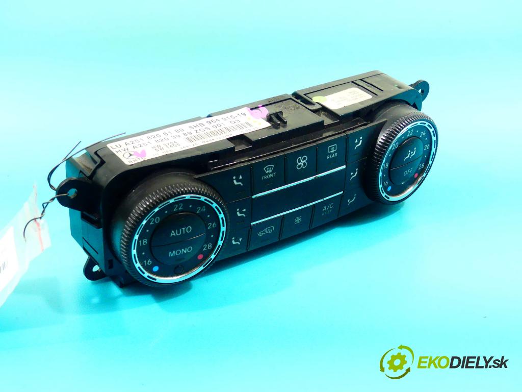 Mercedes R W251 2005-2013 3.5 V6 272 HP automatic 200 kW 3498 cm3 5- panel kúrenia A2518203989