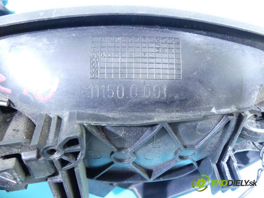 Smart Fortwo 1998-2007 0.6 54 HP automatic 40 kW 599 cm3 3- rukoväť predné ľavé mimo: 11150001 (Vonkajšie predné ľavé)