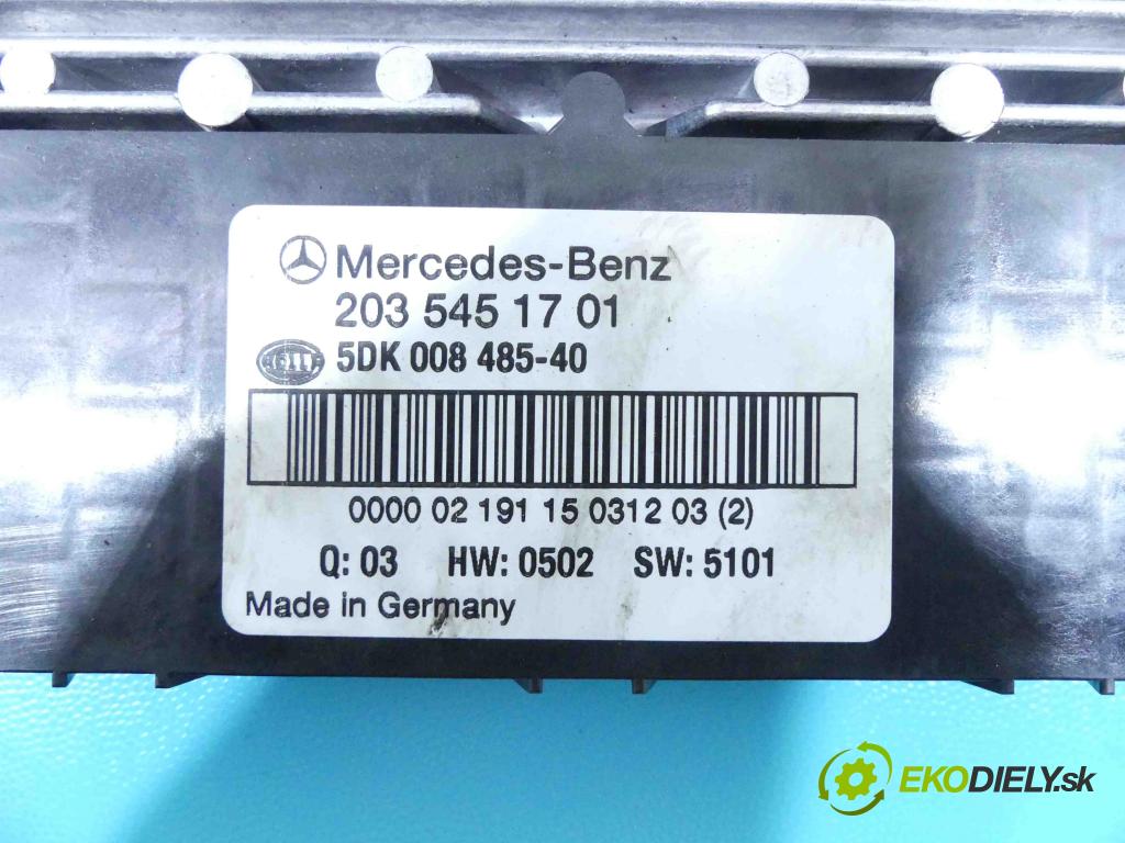 Mercedes C W203 2000-2007 1.8 kompressor 143 HP manual 105 kW 1796 cm3 3- modul riadiaca jednotka 2035451701 (Ostatné)