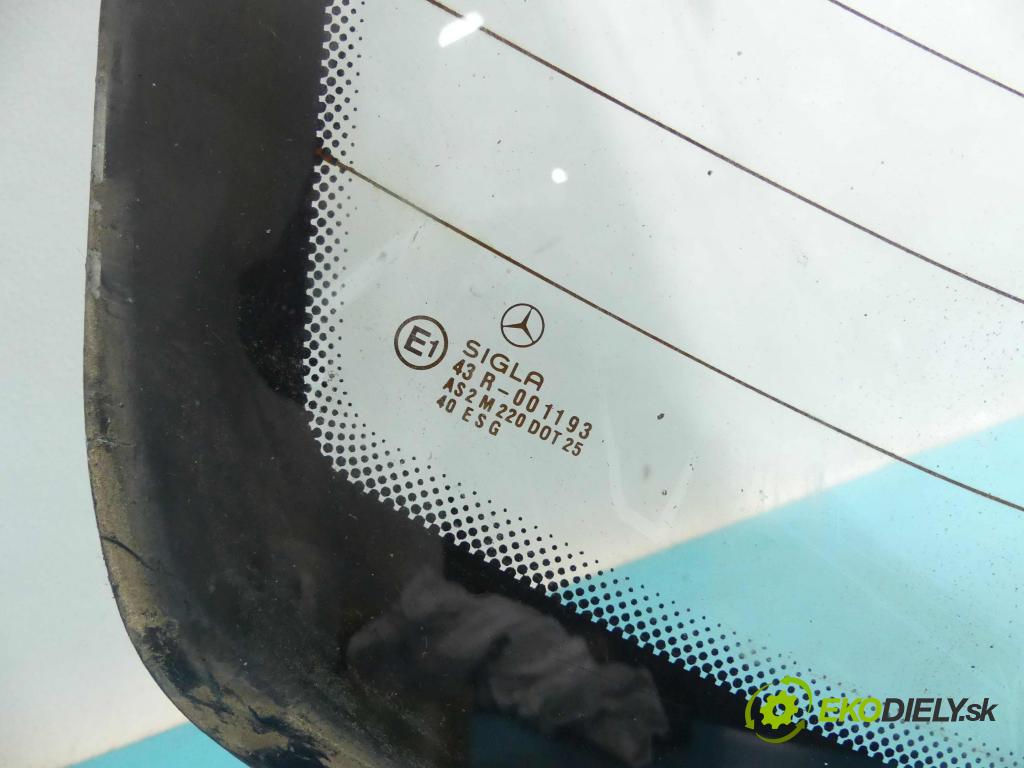 Mercedes 124 2.0d 75 hp manual 55 kW 1997 cm3 4- sklo zadní  (Okna zadní)