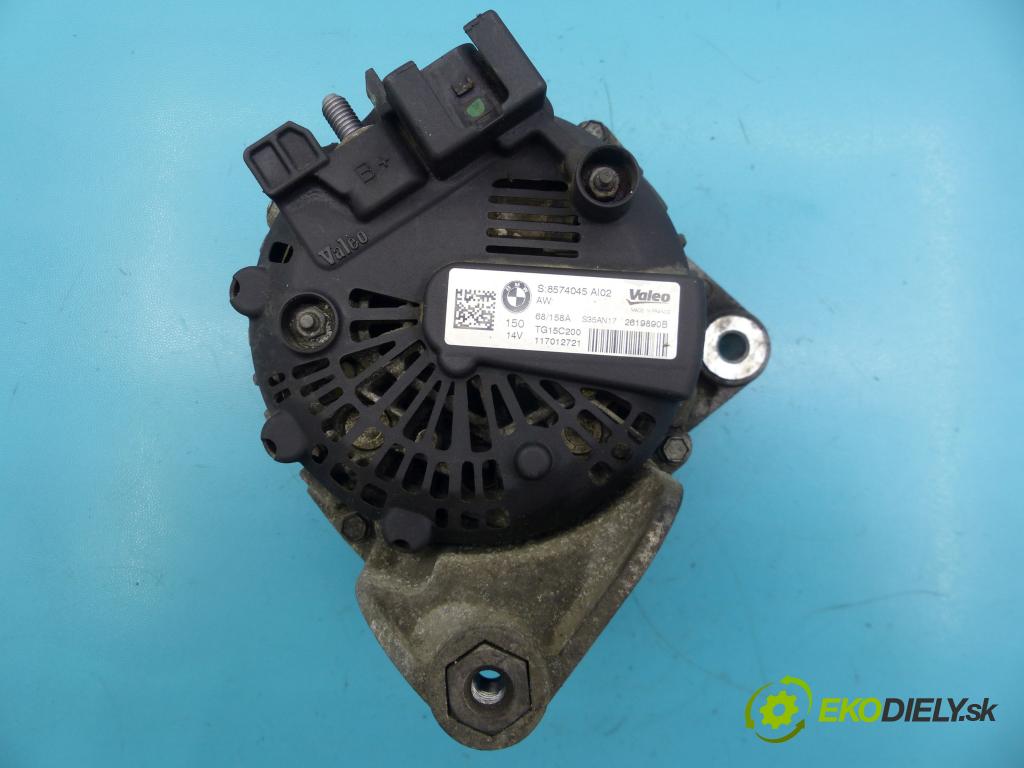 Toyota Auris II 2012-2018 1.6 D4D 111KM manual 82 kW 1598 cm3 5- Alternator 2619890B (Alternátory)