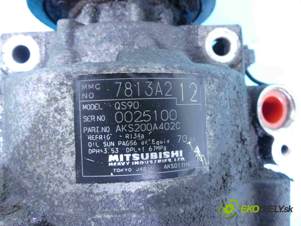 Mitsubishi Lancer VIII 2007-2016 1.8 16v 143 HP manual 105 kW 1798 cm3 5- čerpadlo klimatizácie AKS200A402C