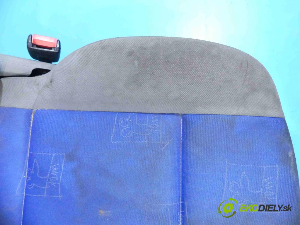 Vw Lupo 1.0 mpi 50KM manual 37 kW 999 cm3 3- Sedačka pravý  (Sedačky, sedadlá)